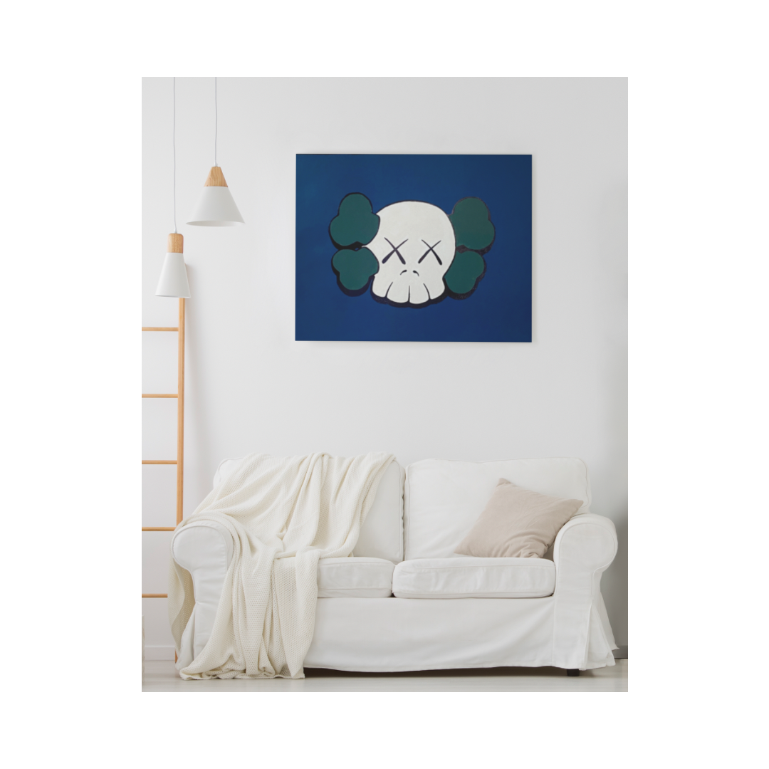 kaws inspired painting
